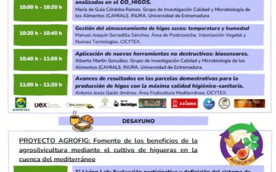 GO HIGOS celebra su tercer workshop en Plasencia el 4 de Diciembre centrado en el almacenamiento y procesado de higos secos